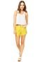 Short Jeans Mercatto Color Amarelo - Marca Mercatto