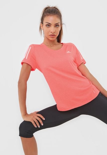 Camiseta adidas Performance Own The Run Cool Neon Pink - Marca adidas Performance