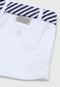 Bermuda Sarja Polo Ralph Lauren Infantil Com Cinto Branca - Marca Polo Ralph Lauren
