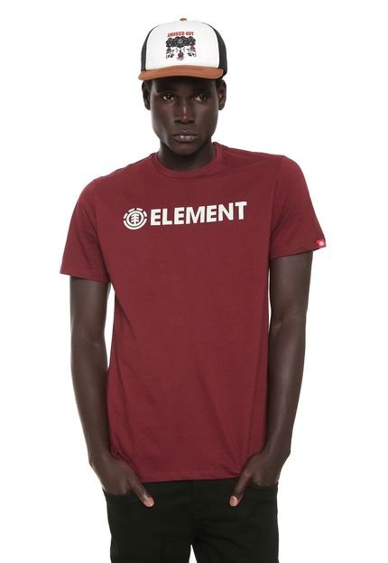Camiseta Element Blazin Vinho - Marca Element