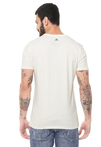 Camiseta Redley Estampada Off-White