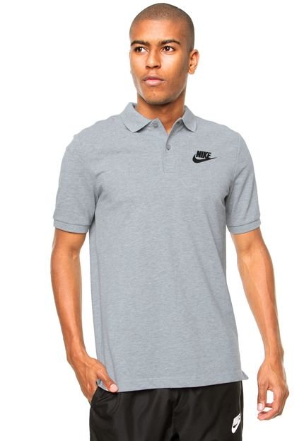 Camisa Polo Nike NSW Cinza - Marca Nike