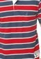 Camisa Polo Nautica Listras Since Ind Azul/Vermelha - Marca Nautica