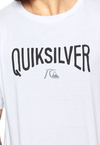 Camiseta Quiksilver Montain Wave Branca
