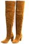 Bota Over Knee Sapatotop Shoes Caramelo - Marca Sapatotop Shoes