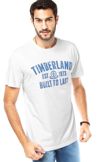 Camiseta Timberland Built To Last Branca - Marca Timberland