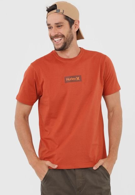 Camiseta Hurley O&O Small Box Laranja - Marca Hurley