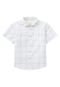 Camisa Quadriculada Manga Curta Milon Branca - Marca Milon