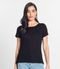 Blusa Feminina Malha me Viscose Preto - Marca Select