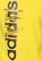 Camiseta adidas Performance Mc Ess Linear Amarela - Marca adidas Performance