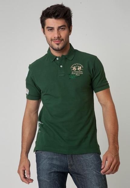 Camiseta Polo Minima Verde - Marca La Martina