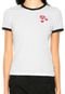 Camiseta Vans Hearts Ringer Branca - Marca Vans