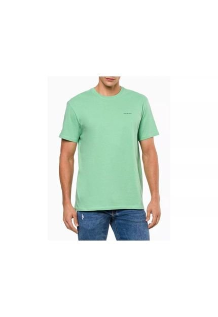 Camiseta Calvin Klein Jeans Verde Menta - CKJM101E-0603 - Marca Calvin Klein Jeans