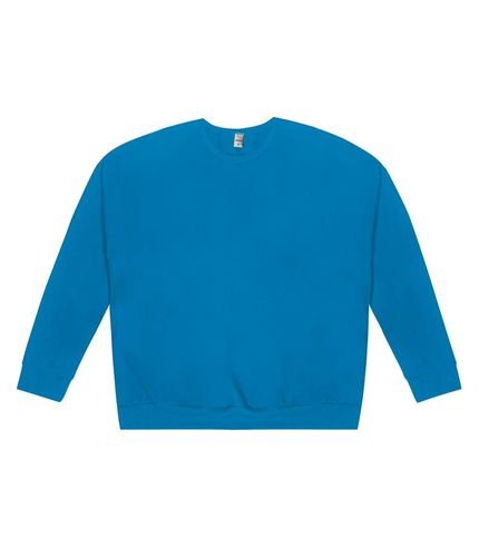 Blusão Feminino Em Moletom Plus Size Rovitex Azul - Marca Rovitex Plus Size