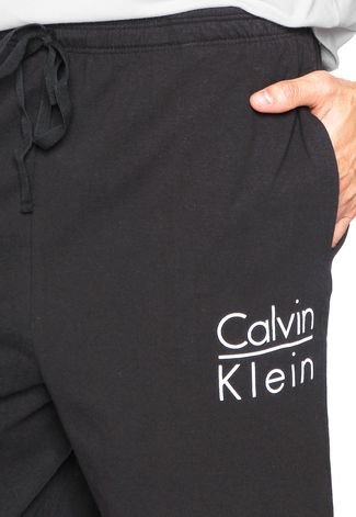 Bermuda Calvin Klein Underwear Logo Preta