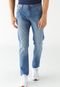 Calça Jeans Forum Slim Pespontos Azul - Marca Forum