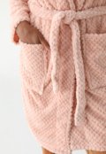 Roupão Hering Fleece Peluciado Rosa - Marca Hering