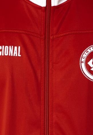 Jaqueta Internacional Dobby Poly Vermelha - FutFanatics