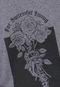 Camiseta Opera Rock Skull Roses Grafite - Marca Opera Rock