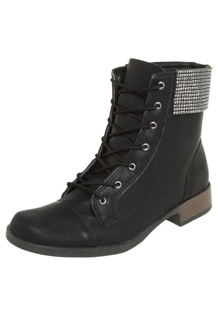 Bota DAFITI SHOES Hotfix Preta - Marca DAFITI SHOES