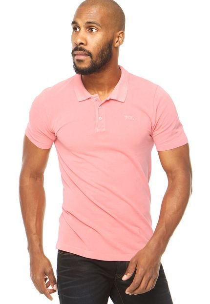 Camisa Polo Triton Rosa - Marca Triton