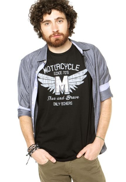 Camiseta Lemon Groove Motorcycle Preta - Marca Lemon Grove