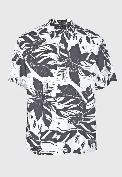 Camisa Ellus Reta Guaraná Maues Hawaii Branca/Preta - Marca Ellus