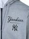 Moletom New Era Canguru Aberto New York Yankees Mescla Cinza - Marca New Era