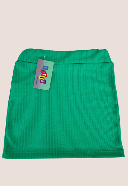 Saia Infantil Canelada Menina 10 ao 16  Lavin Basic 34-A  Verde - Marca Lavin Basic