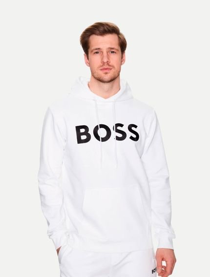 Blusa Hugo Boss Moletom Soody 1 Branca - Marca Hugo Boss