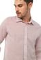 Camisa Reserva Reta Padronagem Rosa - Marca Reserva