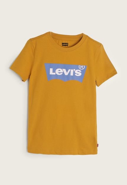 Camiseta Infantil Levis Logo Amarela - Marca Levis