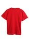 Camiseta Carinhoso Menino Xadrez Vermelha - Marca Carinhoso