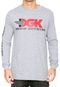 Camiseta DGK Racer Long Sleeve Cinza - Marca DGK