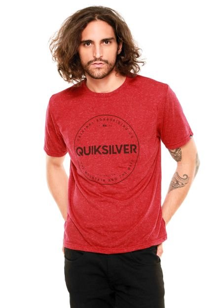 Camiseta Quiksilver Degra Vermelha - Marca Quiksilver