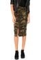 Saia Sarja Colcci Slim Camuflagem Verde - Marca Colcci