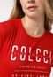 Camiseta Colcci Logo Vermelha - Marca Colcci