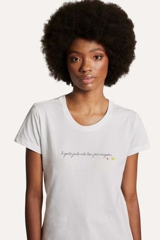 Camiseta Feminina A Gente Junto Reserva Branco