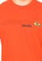 Camiseta Quiksilver Pack Color Brasil Laranja - Marca Quiksilver