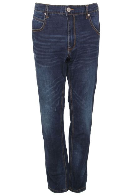 Calça Jeans Crocker Reta Estonada Azul - Marca Crocker