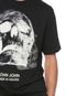 Camiseta John John Skull Grid Preta - Marca John John