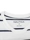 Camiseta Nautica Masculina Piquet Navy Stripes Patch Branca - Marca Nautica