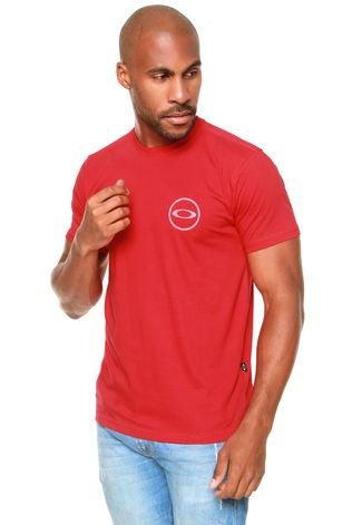 Camisetas Oakley Vermelho - Compre Já