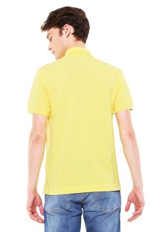 Camisa Polo Lacoste Classic Fit Amarela