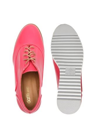 Oxford Flatform DAFITI SHOES Tratorado Rosa