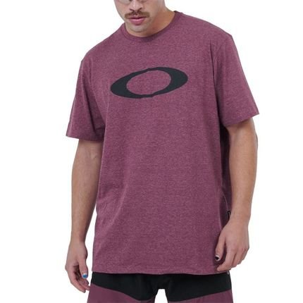 Camiseta Oakley O-Ellipse Masculina Vermelho Mescla - Marca Oakley