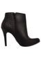 Ankle Boot Via Marte Preta - Marca Via Marte