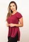 Blusa Feminina WLS Modas Fitness Longa Ju Vinho - Marca WLS Modas