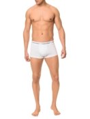 Cuecas Calvin Klein Trunk Modern Cotton Branca / Cinza Mescla Pack 2UN - Marca Calvin Klein