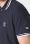 Camisa Polo New Era Reta New York Yankees Azul-Marinho - Marca New Era